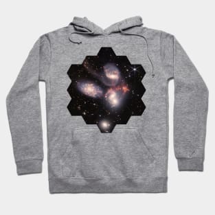 Stephan’s Quintet hexagonal JWST James Webb Space Telescope Hoodie